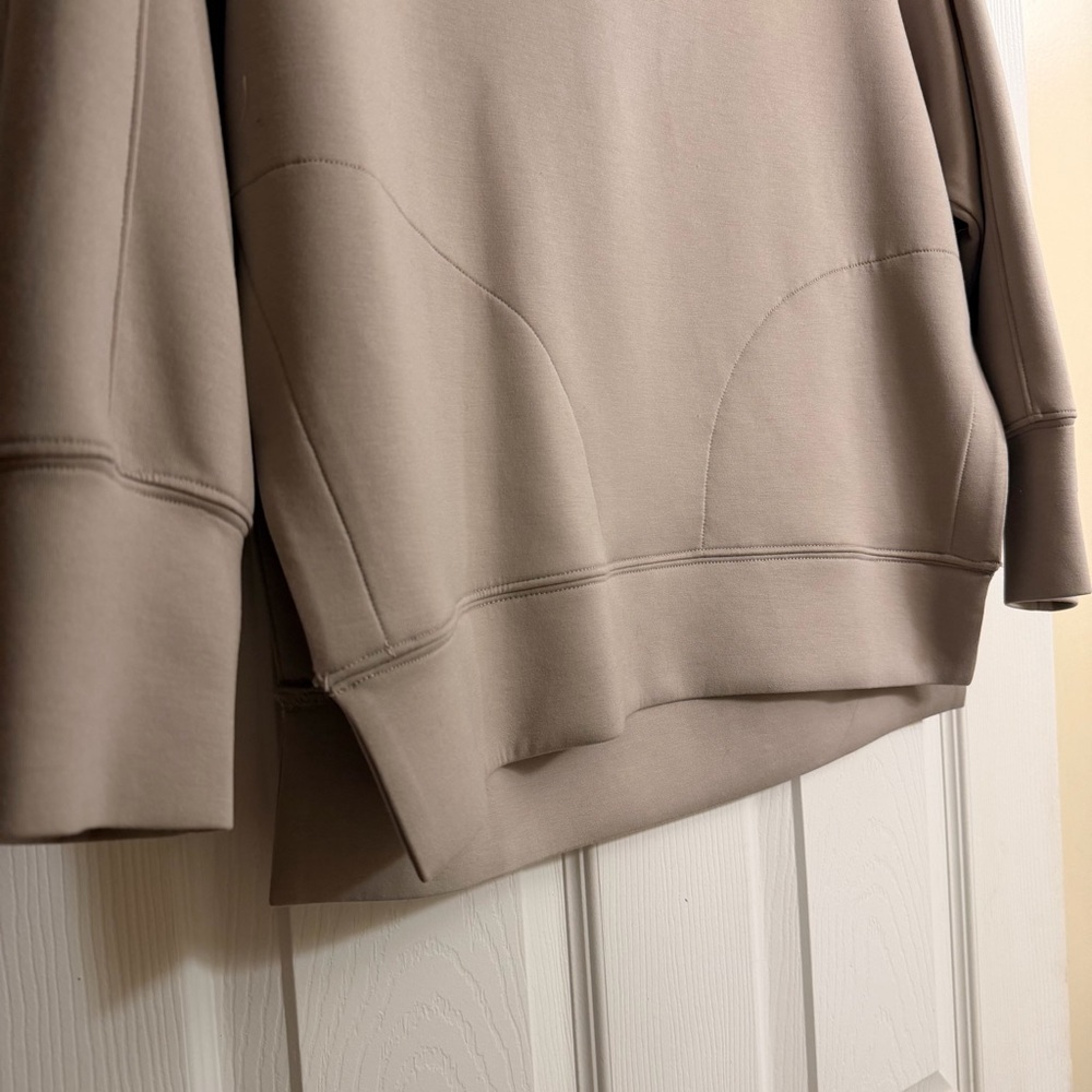 NWT A&F YPB neoKNIT Legging-Friendly Crew Taupe - Picture 4 of 8